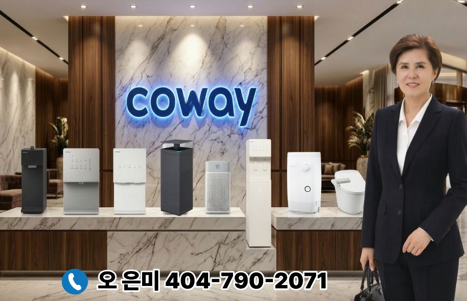 아틀란타 코웨이, 조지아 코웨이-정수기, 공기청정기, 비데, 연수기 제품에 대한 종합 렌탈 서비스.jpg